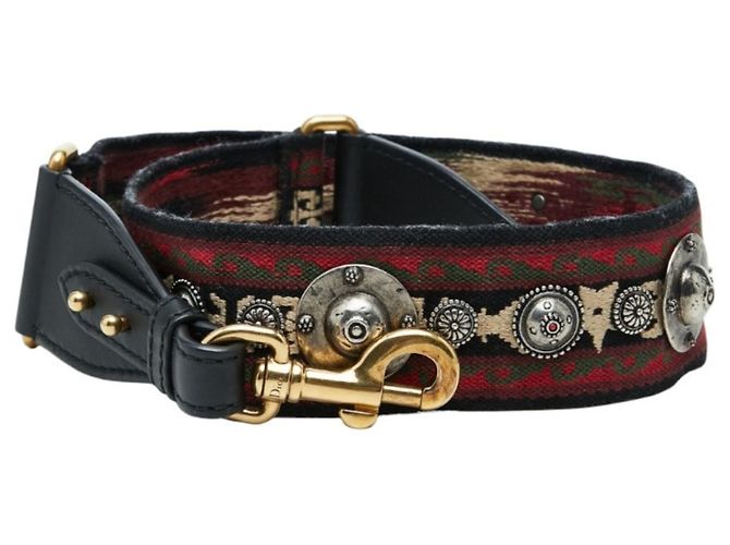 Tracolla Christian Dior Nero Multicolore