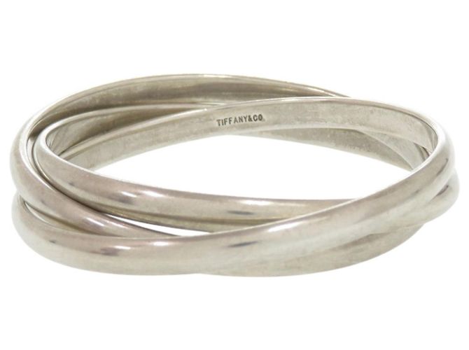 Tiffany & Co. Heavy Trinity Triple Bangle aus Sterling Silber 925