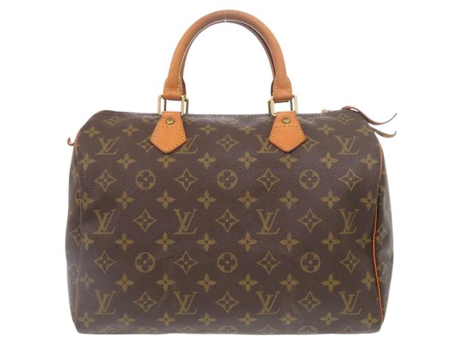 Sac à main Louis Vuitton Speedy 30 Monogram Marron Monogramme