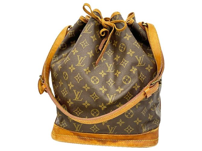 Borsa a tracolla Louis Vuitton Monogram Noe M42224 Marrone