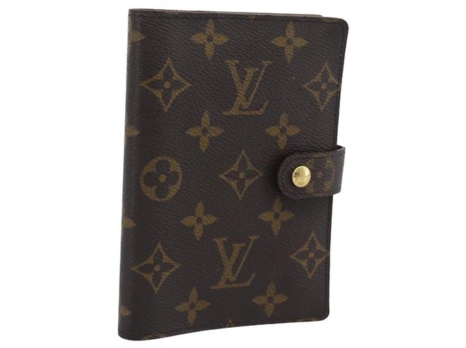Copertina Agenda Louis Vuitton Monogram Canvas Marrone