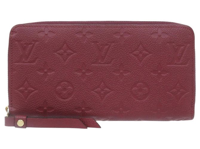 Cartera Zippy Long Louis Vuitton en Bordeaux Burdeos