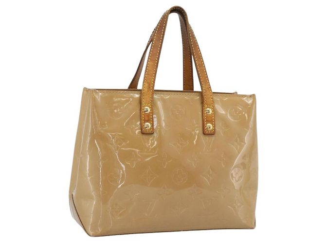 Sac à main LOUIS VUITTON Monogram Vernis Reade PM Rose Florentine LV Auth BA14574