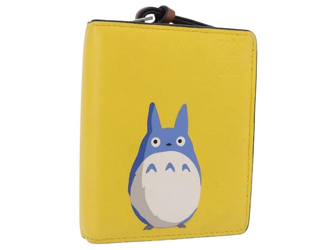 LOEWE x Studio Ghibli Mi Vecino Totoro Cartera Totoro Medium Auth 167443SAM Castaño Amarillo