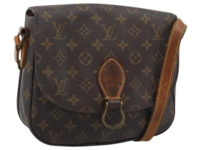 LOUIS VUITTON Monogram Saint Cloud GM Shoulder Bag M51242 LV Auth 193789 Monograma