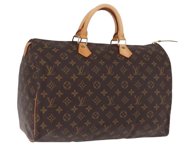 Bolsa de mão LOUIS VUITTON Monogram Speedy 40 M41522 LV Auth 190400V