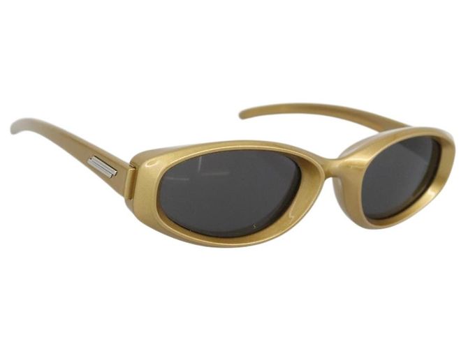 Gafas de sol BOTTEGA VENETA Plastic Gold Auth BA14135M Dorado
