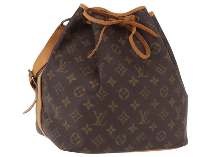 LOUIS VUITTON Bolsa de Ombro Monogram Petit Noe M42226 LV Auth 193339V Monograma