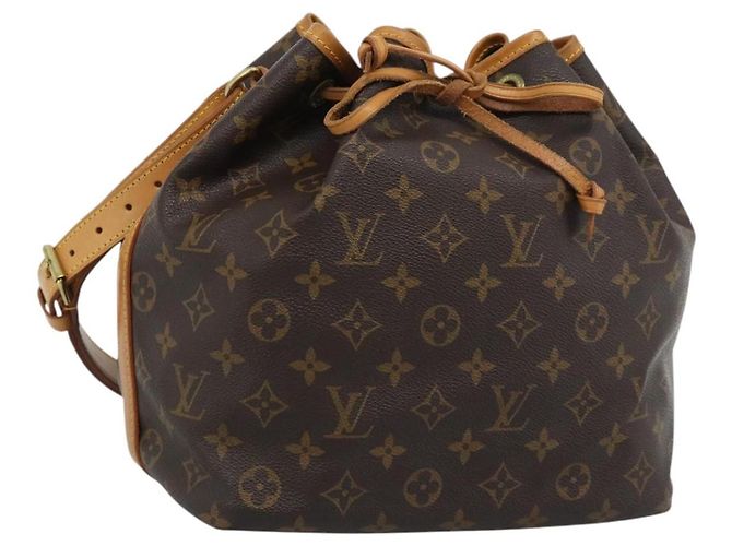 LOUIS VUITTON Monogram Petit Noe Shoulder Bag M42226 LV Auth 194774V Monogramme