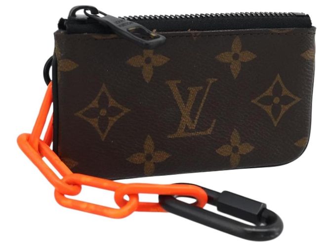 LOUIS VUITTON Solar Powered Ray Pochette Cles Portamonete M44487 LV Auth 193762A Monogramma