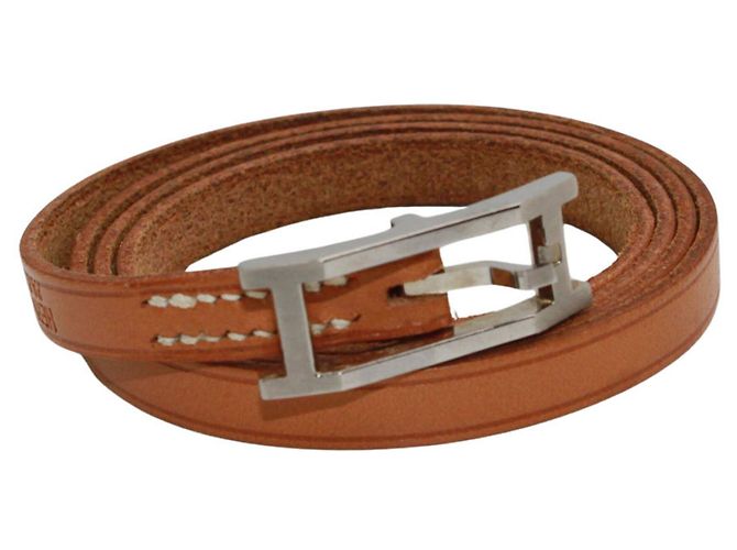 Hermès Pulseira Charm Hapi Hermes Marrom