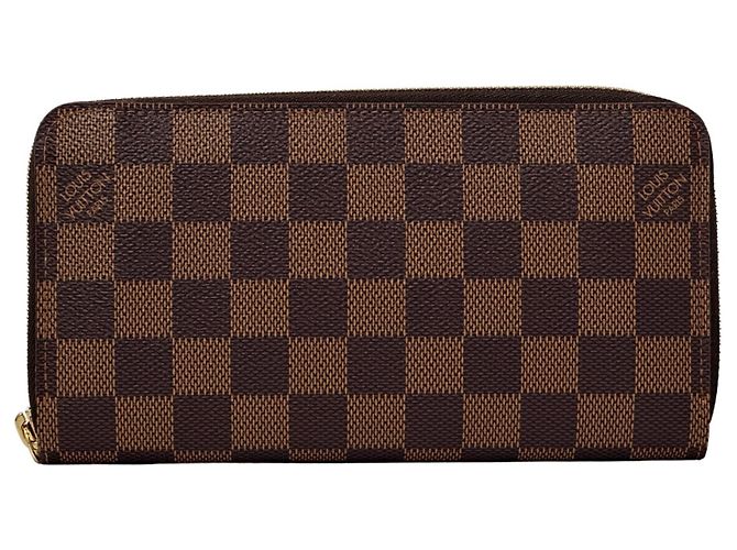 Cartera Larga Louis Vuitton Damier Castaño Damier ebene