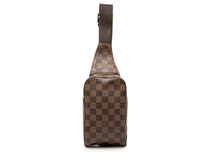 Borsa a tracolla Louis Vuitton Damier Geronimos Marrone