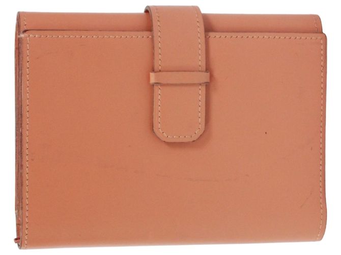Hermès Cartera bi-fold Hermes Jura en Beige
