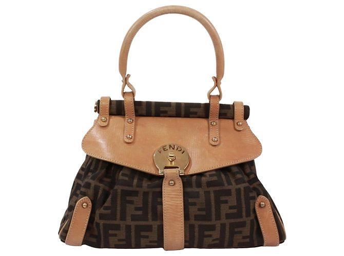 Bolsa FENDI Turnlock Borsamagic Zucca