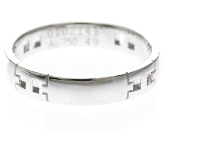 Hermès Hermes Hercules 18K White Gold Medium Plata 
