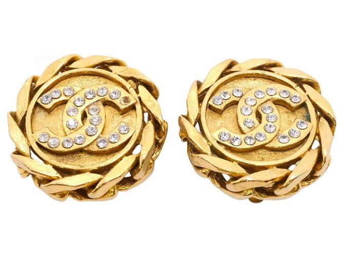 Orecchini a clip Chanel Gold D'oro