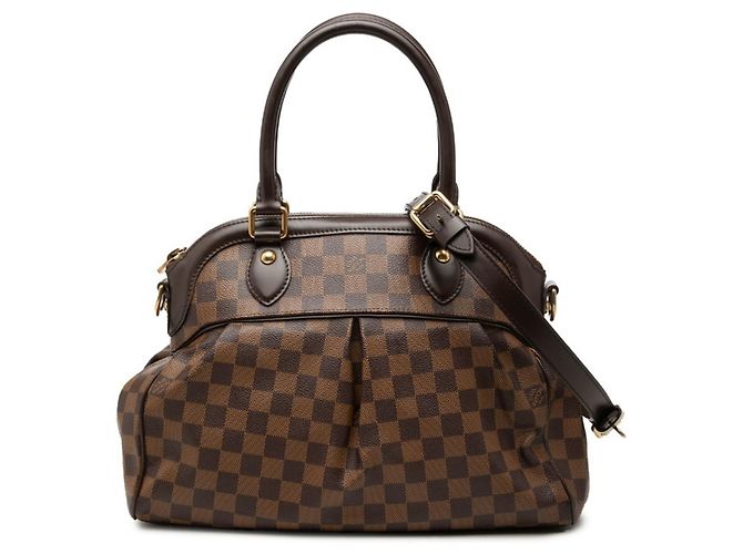 Borsa Louis Vuitton Damier Trevi PM Marrone