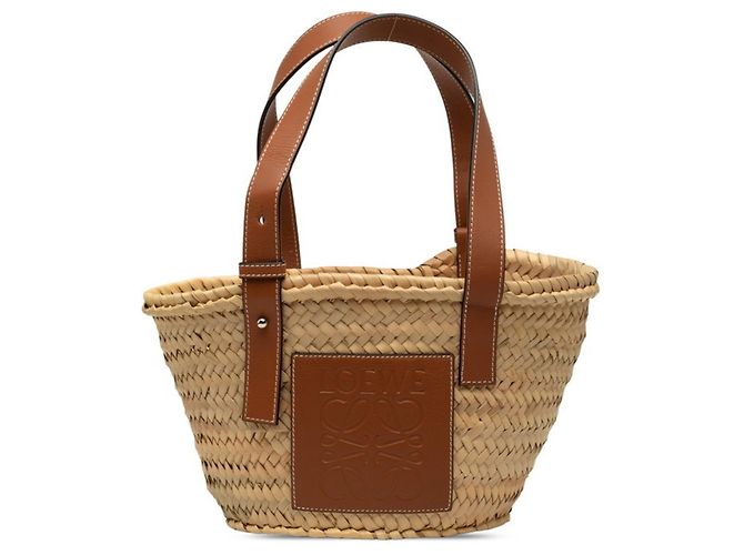 Borsa Cesto Loewe Anagram Marrone