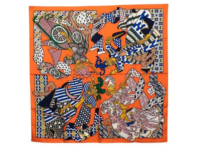 Hermès Lenço Hermes Carre 90 DUELS ONIRIQUES