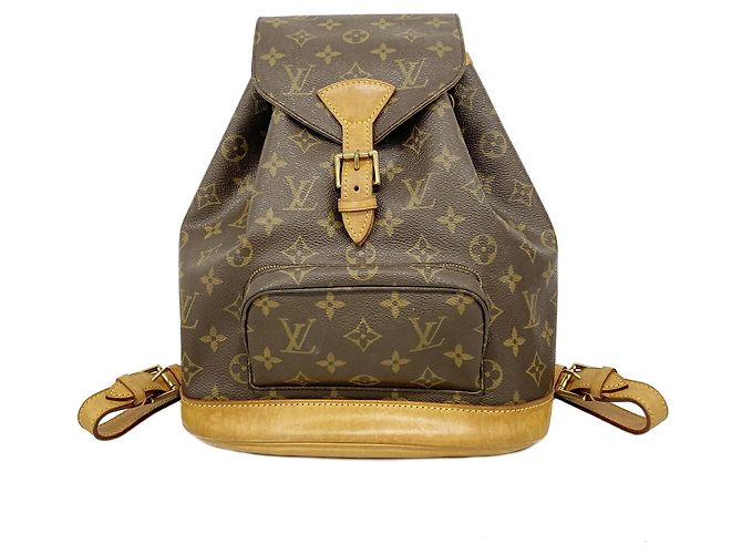 Zaino Louis Vuitton Monogram Montsouris MM Marrone