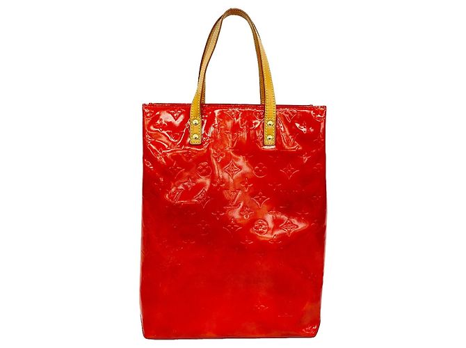 Borsa Louis Vuitton Vernis Lead MM Rosso