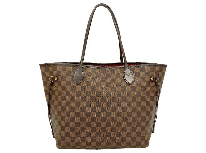 Saco Tote Louis Vuitton Damier Neverfull MM Damier ebene