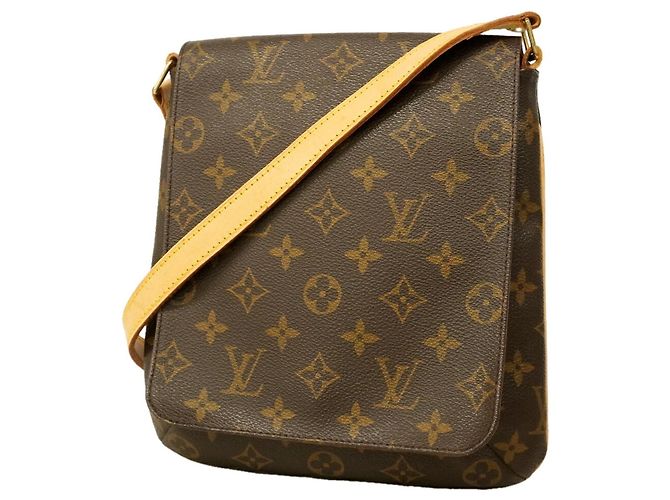 Borsa a tracolla Louis Vuitton Monogram Musette Salsa Marrone
