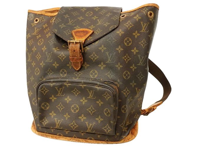 Louis Vuitton Monogram Montsouris GM Backpack Brown