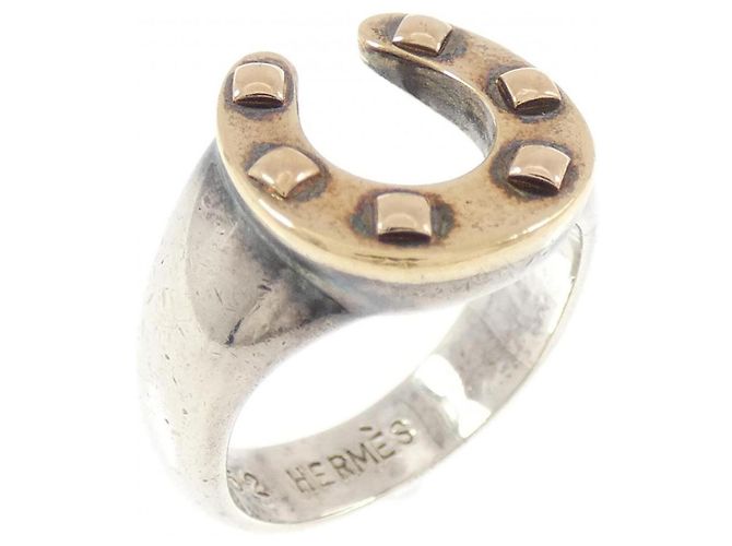Hermès Anello Hermes Porte Bonheur Band Ring