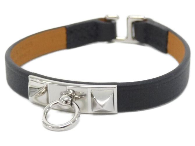 Hermès Pulsera Rival Mini Charm Hermes Negro 