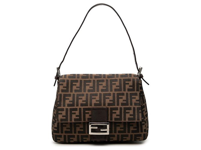 Borsa Fendi Zucca monospalla Marrone Nero