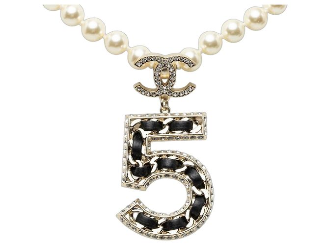 Collana Chanel Coco Mark No. 5 B23P Nero D'oro