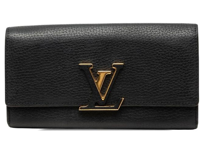 Louis Vuitton Portefeuille Capucines Long Wallet Nero