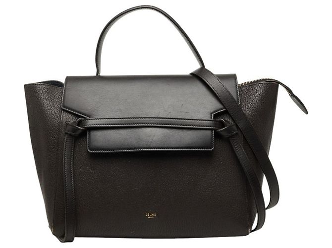 Céline Sac à main Celine Belt Bag Mini Marron foncé