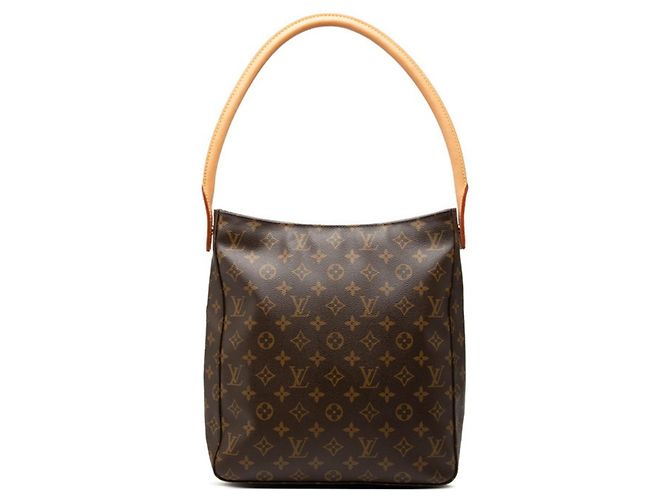 Bolsa de Ombro Louis Vuitton Monogram Looping GM Marrom