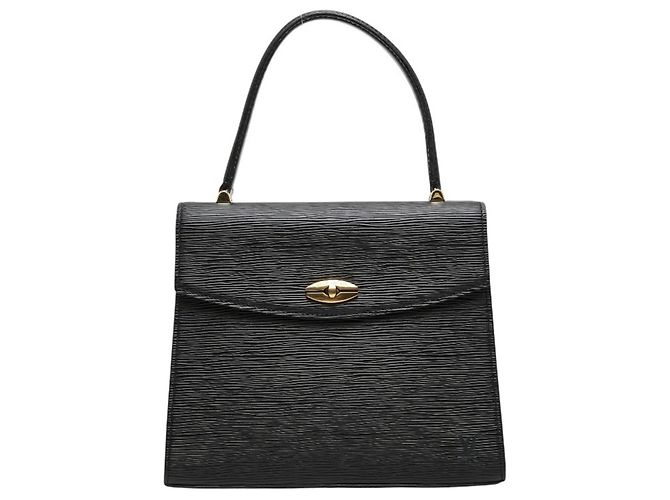 Sac à main Louis Vuitton Epi Malesherbes Noir