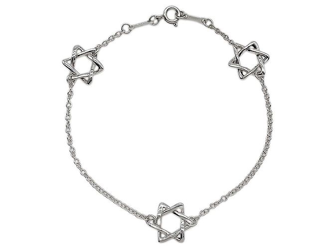 Bracciale Triplo Stella di Davide Tiffany & Co. Argento 