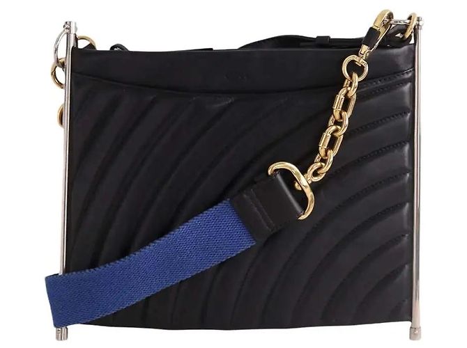 Borsa a tracolla Chloé in pelle nera Nero