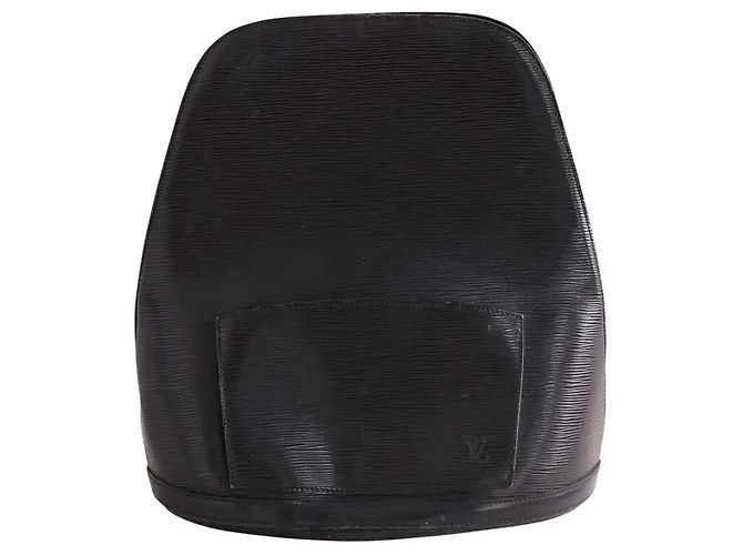 Louis Vuitton Gobelins cuir leather backpack black