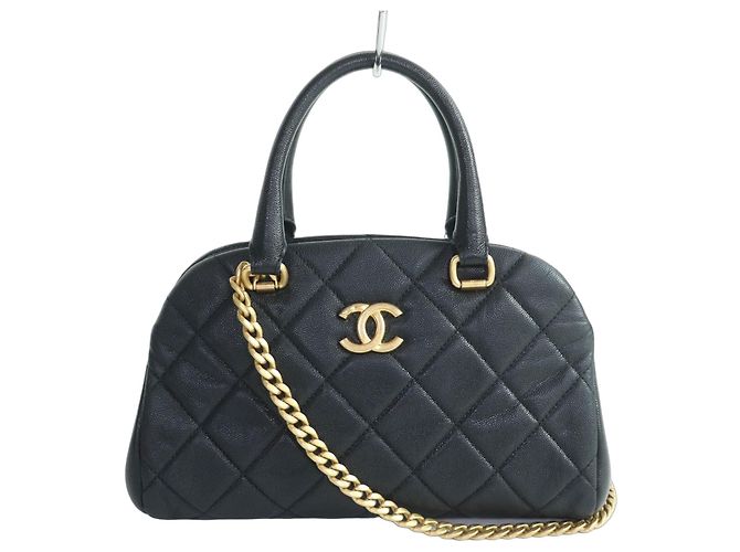 Borsa 2way Chanel Matelasse COCO Mark Caviar Nero