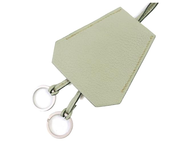 Hermès Clochette Leather Necklace Green 
