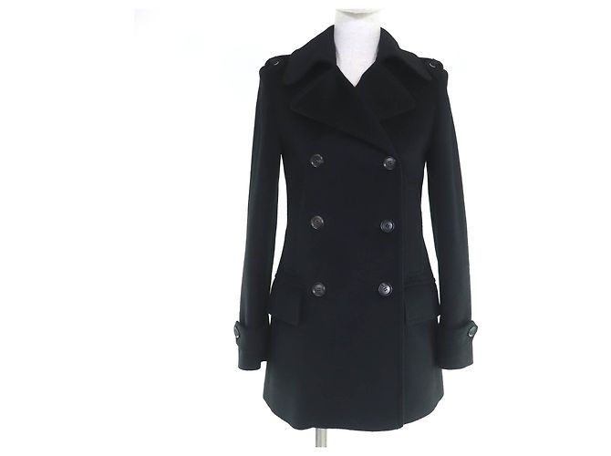 Gucci Wollmantel Schwarz