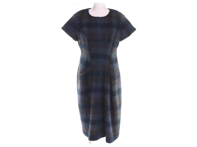 Vestido de mohair Jil Sander Multicolor