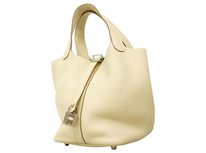 Hermès Sac à main Hermes Picotin Lock PM Beige