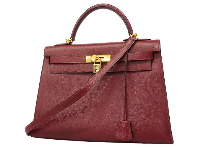 Hermès Hermes Kelly 32 Handtasche Rot