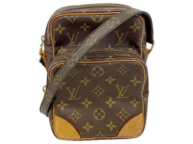 Borsa a tracolla Louis Vuitton Monogram Amazon Marrone