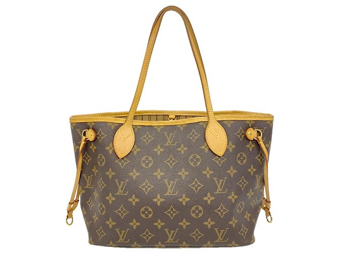 Saco Tote Louis Vuitton Monogram Neverfull PM Marrom