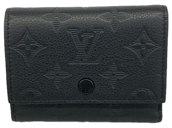 Portafoglio Louis Vuitton Tri-fold in Black Nero