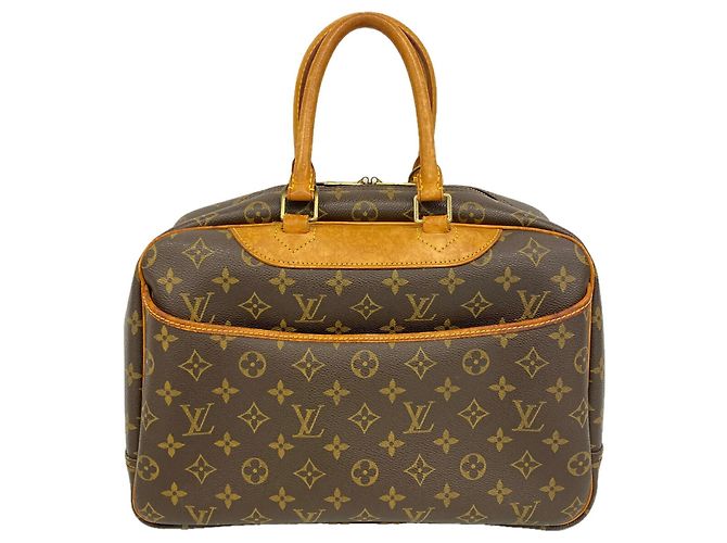Borsa Louis Vuitton Monogram Deauville Marrone